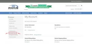 image shows how to access referral section