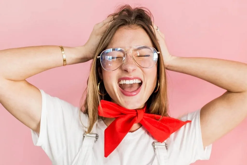 Woman Wearing Glasses