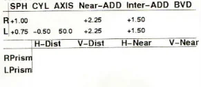 inter prescription