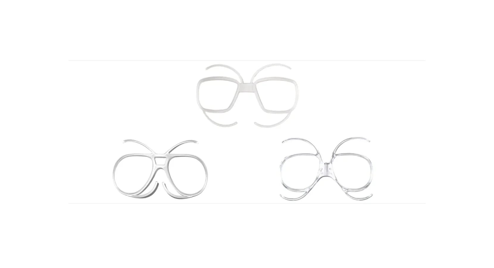 Prescription ski goggle insert home trial pack