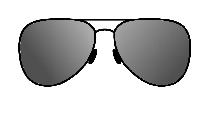 Sunglass with grey tint for versatile weather