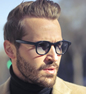 Man Wearing Glasses