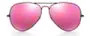 Pink Mirror Sunglasses Lens