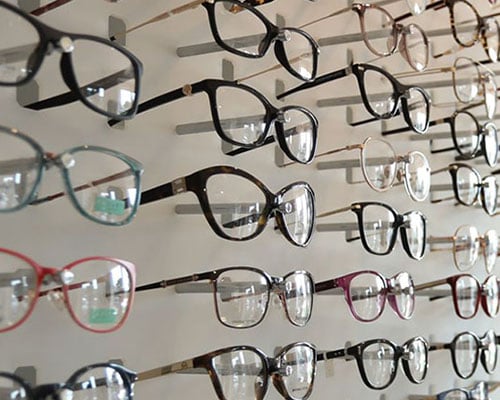 glasses wall