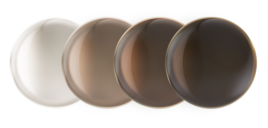 Transition Lenses in Brown Color