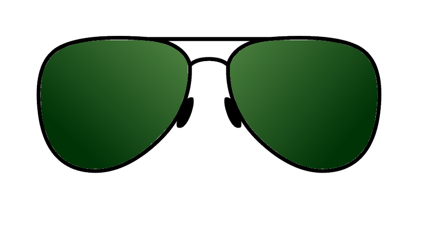 Sunglass with G15 tint to reduce glare in bright sunlight